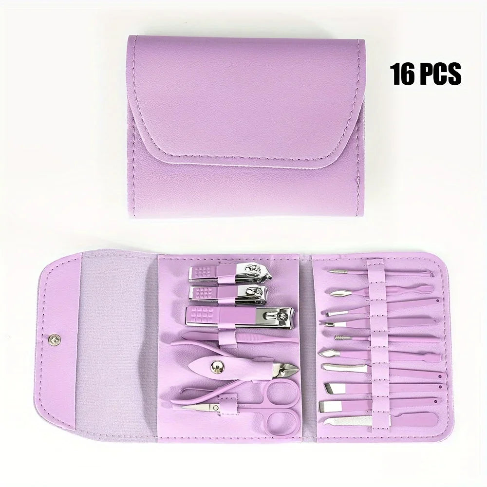 ProNail™ 16-Piece Manicure & Pedicure Set